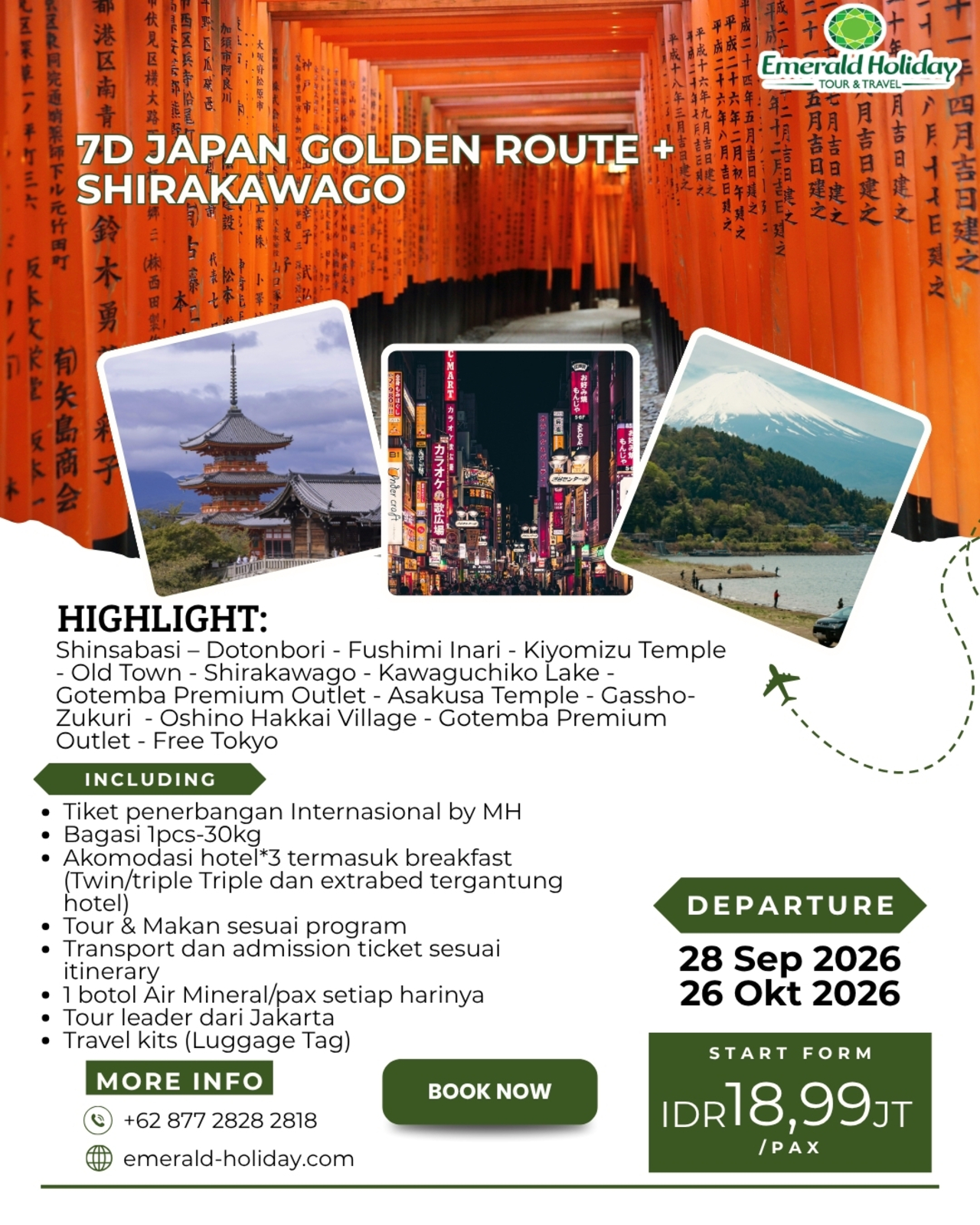 GOLDEN ROUTE SHIRAKAWAGO
